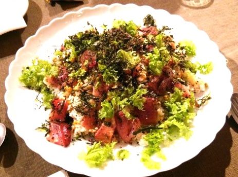 今年のお料理教室は「日頃のちらし寿司」からです。photo by のりちゃん