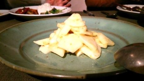 梨とかぶの白味噌和え　お料理教室のおまけメニュー　photo by 則子さん