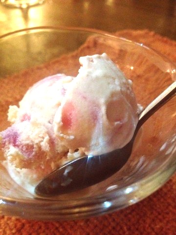 紅玉のアイスクリーム 　今年もこの季節。photo by マサヨちゃん
