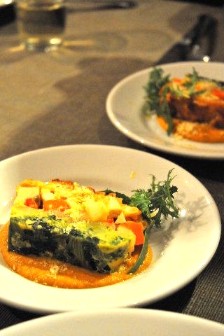 野菜のタルト、ウニのソース photo by 石黒さん